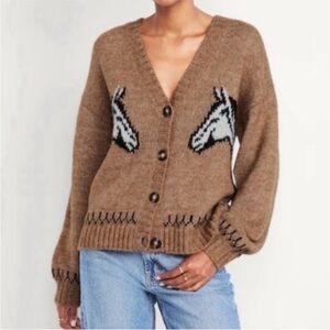 Old Navy Viral Horse Cardi